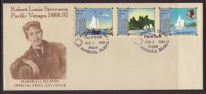 Marshall Islands 190a-i Stevenson S/3 U/A FDC