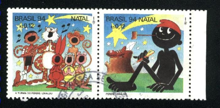 Brazil 2523c,d   pair   used VF 1994 PD