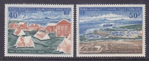 FSAT / TAAF C24-25 MNH 1971 Port-Aux-Français Set of 2 Very Fine