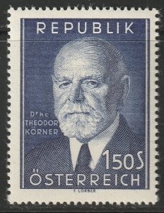 Austria 1953 Sc 588 MNH**