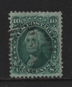 68 F-VF used neat light cancel with nice color cv $ 60 ! see pic !