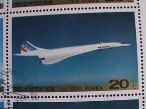​KOREA-1987 SC#2659-60- TUPOLEV TU-144 & CONCORDE JETLINERS CTO FULL SHEET- VF