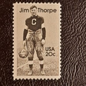 US Scott # 2089; 20c Jim Thrope from 1984; MNH, og; F/VF