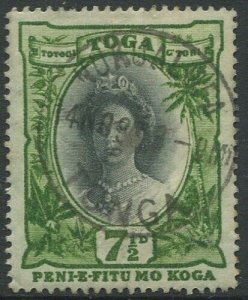 Tonga 1922 SG61 7½d Queen Salote FU