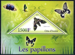 Ivory Coast 2013 Butterflies (I) S/S MNH