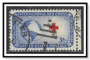 US #1016 Red Cross Issue Used
