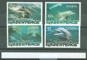 Samoa (Western Samoa) #943-946/947  Souvenir Sheet