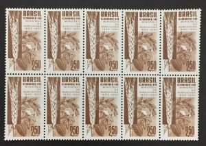 Brazil 1960 #909, Wholesale lot of 10, MNH, CV $2.50