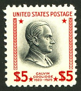 U.S. #834 MINT OG HR