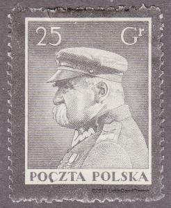 Poland 289 Marshal Josef Pilsudski 25Gr 1935