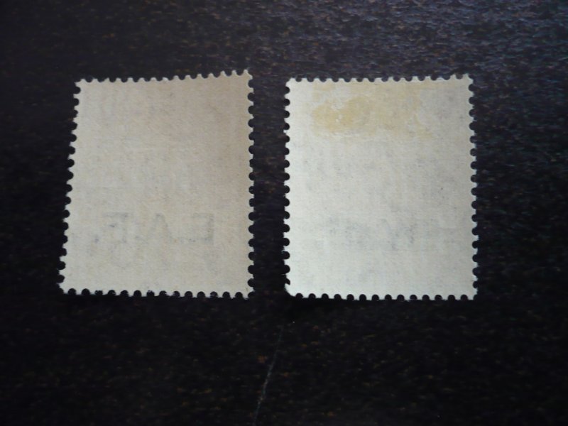 Stamps - GB Offices in Africa - Scott#6,8, - Mint Hinged Part Set of 2 Stamps