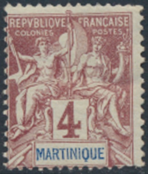 Martinique    SC# 35  MVLH   see details & scans