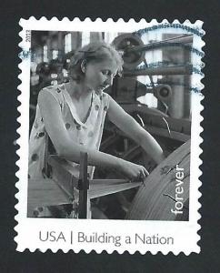 SC# 4801k - 46c - Textile worker, Off Paper