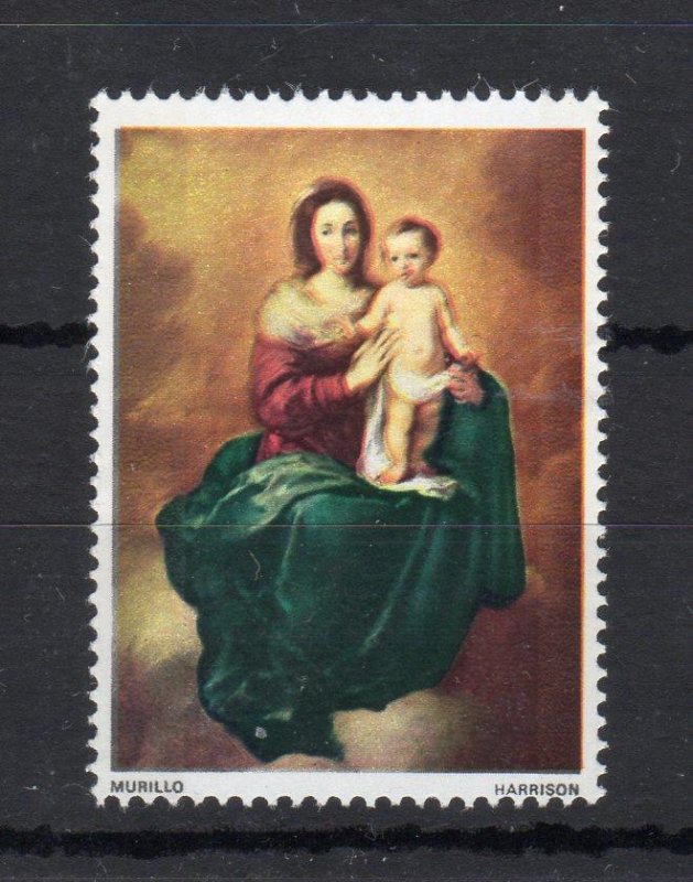 4d CHRISTMAS 1967 MOUNTED MINT WITH GOLD OMITTED