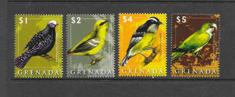 BIRDS - GRENADA #3702-5  MNH