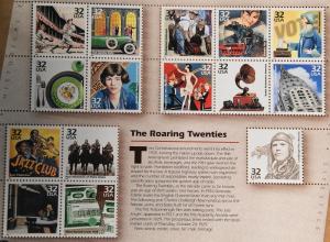 1998 sheet Celebrate the Century 1920s Sc# 3184