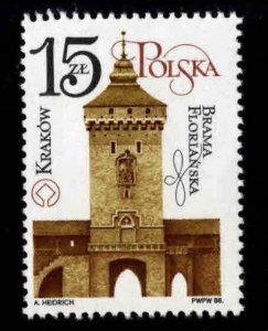 Poland Scott 2827 MNH** 1988Krakow restoration stamp