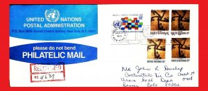 ZAYIX - United Nations / UN cover -  1972 registered FDC