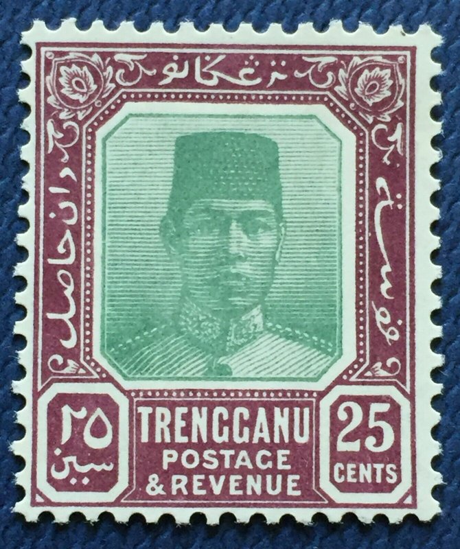 Malaya 1921 Trengganu Sultan Sulaiman 25c MNH SG#38 M4949