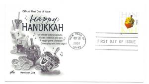 4219 41c Hanukkah, 2007,  ArtCraft FDC