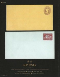 M. Schiller Collection of U.S. Postal Stationery, Spink/Shreves, March 28, 2012