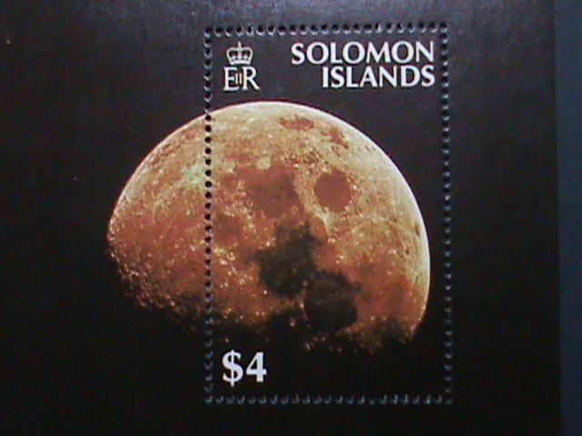 SOLOMON ISLANDS -1969 APOLLO 11 20TH ANNIV: FIRST MAN LANDING ON THE MOON MNH