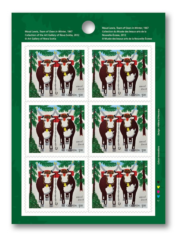 Stamps Canada 2020. - Maud Lewis: Booklet of 6 stamps. ( USA )