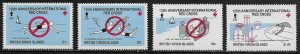 ES-151234 Virgin Islands Scott #'s 613 - 616 MNH Red Cross 1988 Cat Value $13