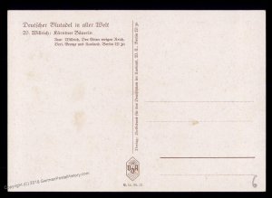 3rd Reich Germany VDA Willrich Propaganda Card 94036