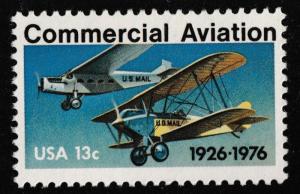 US 1684 Commercial Aviation 13c single MNH 1976