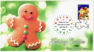 A0-3952-1, 2005, Holiday Cookies, First Day Cover, Digital Color Postmark,