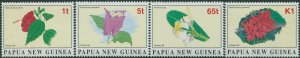 Papua New Guinea 1996 SG794-802 Flowers 4 values MNH