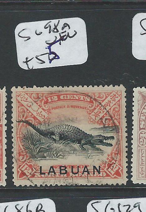 LABUAN  (PP2701B) CROCODILE 12C  SG 98A  VFU