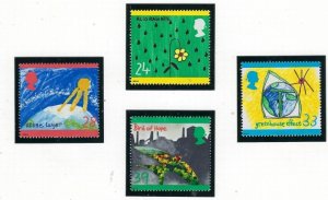 Great Britain 1463-66 MNH 1992 Children's Drawings (fe5321)