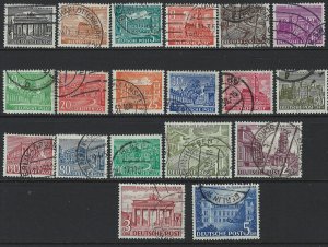 Germany Berlin Scott 9N42-9N60 Used! Complete Set!