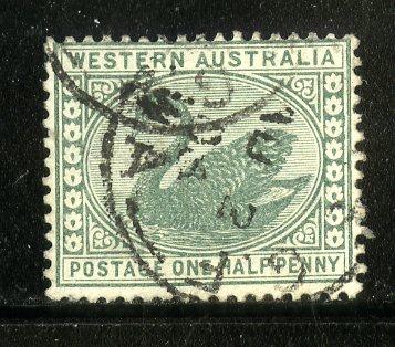 WESTERN AUSTRALIA 58 USED SCV $1.25 BIN $0.50 BIRDS