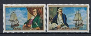 Cook Is 445-46 MNH 1976 American Bicentennial