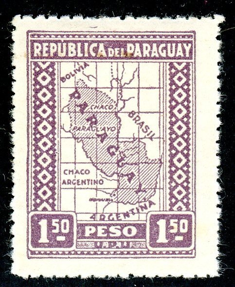 Paraguay, Scott #291, Unused, Hinged