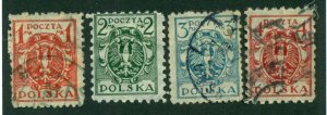 Poland 1920 #149 - 152 U SCV (2024) = $1.00