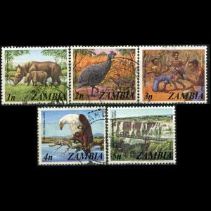 ZAMBIA 1974 - Scott# 135-9 Scenes etc. 1-5n Used