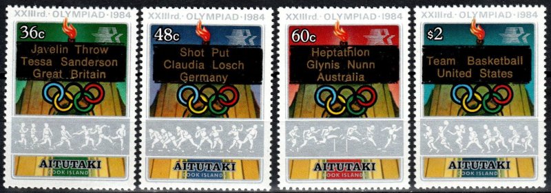 Aitutaki #347-50  MNH  CV $3.25 (X2081)