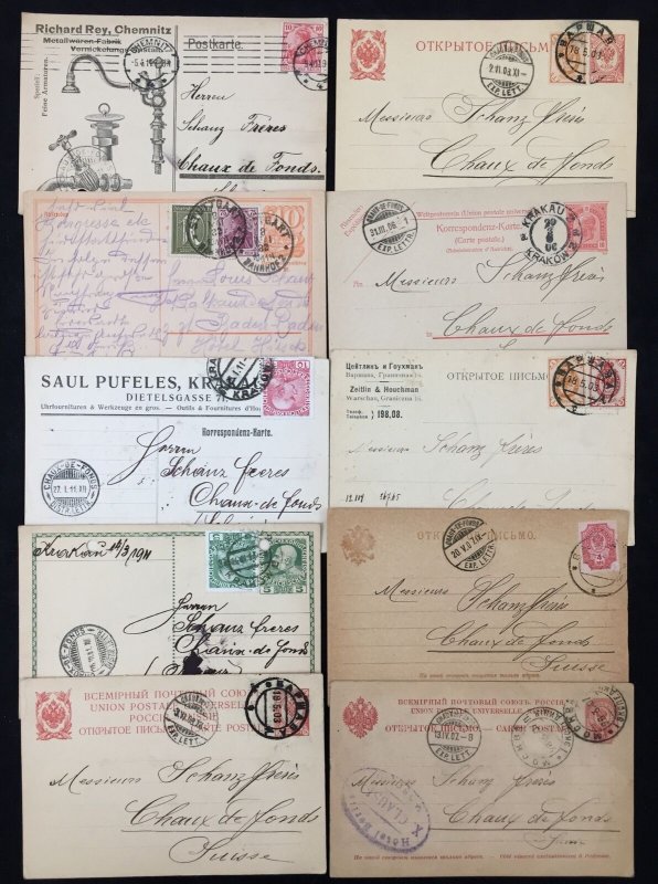Germany Reich France Russia Postcards Stationery  (Apx 188 Items) MK2458