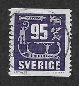 SWEDEN SC# 655   FVF/U 1964