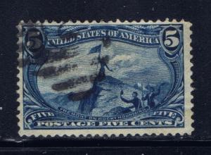 U.S. 288 Used. 1898 issue 