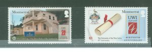 Montserrat #1207-1208 Mint (NH) Single (Complete Set)