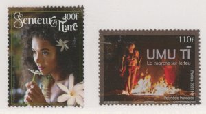 French Polynesia #1267-1268 Mint (NH) Single (Complete Set) (Flora)