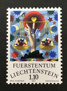Liechtenstein 1977 #608, Zodiac Signs, MNH.