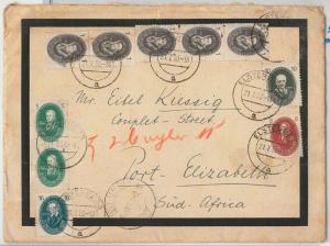 GERMANY DDR -  POSTAL HISTORY - COVER to SOUTH AFRICA - NICE! 19950