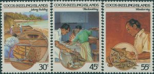 Cocos Islands 1985 SG126-128 Malay Culture set MLH