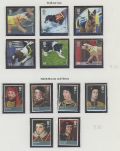 Great Britain #2539/2554 Mint (NH) Single (Complete Set) (Fauna) (Royalty)